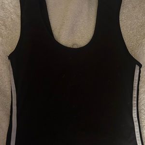 Black tank top